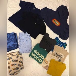 Boys 4T top and pajama lot